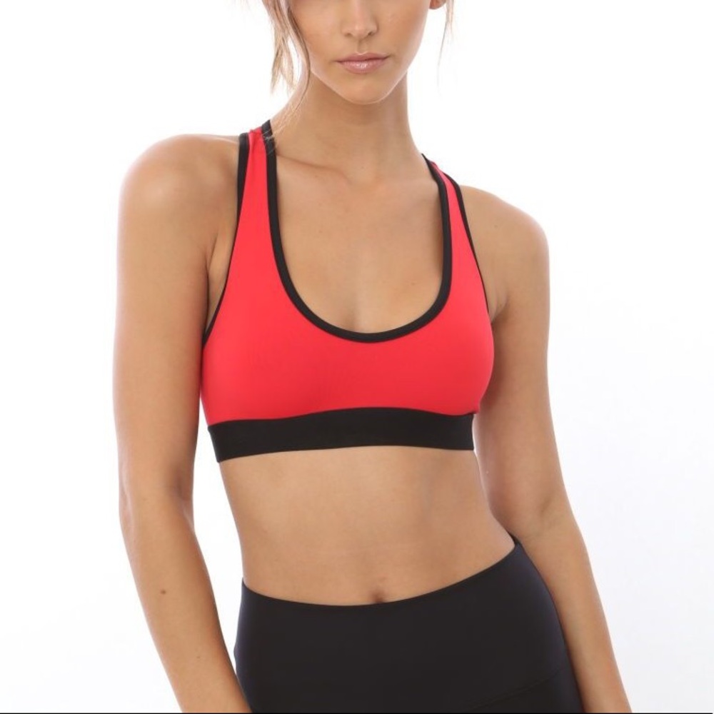 Alexis Ren’s Red Sports Bra